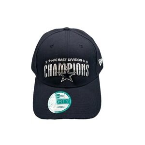 Dallas Cowboys NFC East Champs Adjustable NFL Hat New Era 9FORTY 2018 NOS